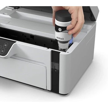 Imagen 5 de Epson EcoTank M2120 Impresora Multifuncional Monocromática Inalámbrica Blanco y Negro con Tanques de Tinta Recargables Modelo ET-M2120 Color Blanco