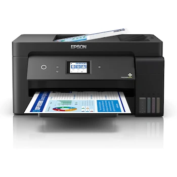 Imagen alusiva al producto Epson EcoTank L14150 Impresora Multifuncional a Color Negro con Tanque de Tinta Formato Ancho hasta A3+