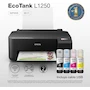 Miniatura de Epson EcoTank L1250 Impresora Inalámbrica a Color con Sistema de Tanques de Tinta EcoTank, Color Negro, Modelo C11CJ71301