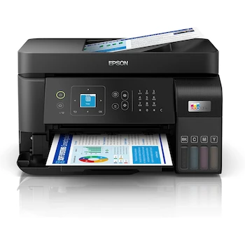 Imagen de referencia para Epson EcoTank L5590 Impresora Multifuncional Inalámbrica a Color con Tanques de Tinta Recargables, Impresión Duplex Automática, ADF, Ethernet y Wi-Fi Direct, Blanca