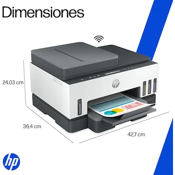 Imagen 4 de HP Impresora Multifuncional Smart Tank 750 con Tinta Continua a Color, Modelo 6UU47A