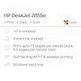 Miniatura de HP DeskJet 2855e Impresora Todo en Uno Inalámbrica de Inyección de Tinta a Color con Escáner y Copiadora Blanca, Mejor para el Hogar, 3 Meses de Instant Ink Incluidos, Modelo 588S5A