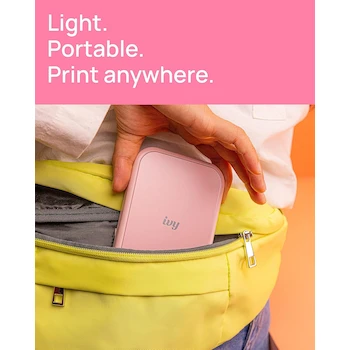 Imagen 4 de Canon IVY 2 Mini Impresora Fotográfica Portátil Compacta Inalámbrica Bluetooth Color Rosa Blush Pink Impresiones 2x3 Sticky-Back