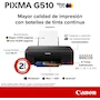Miniatura de Canon Impresora Inyección de Tinta a Color PIXMA MegaTank G510 Serie PIXMA de Tanque Continuo con Sistema de 6 Tintas Negro
