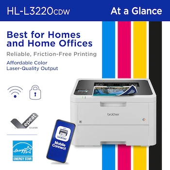 Imagen 2 de Brother Impresora Láser a Color HL-L3210CW Compacta con Bandeja de 250 Hojas