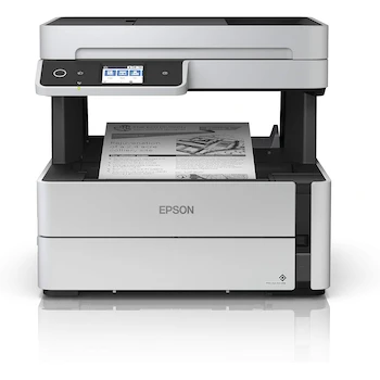 Imagen de referencia para Epson EcoTank ET-M3170 Impresora Multifuncional Monocromática Inalámbrica Todo en Uno con Tanque de Tinta, ADF, Fax y Ethernet, Color Blanco