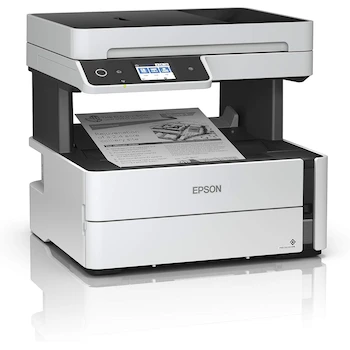 Imagen 3 de Epson EcoTank ET-M3170 Impresora Multifuncional Monocromática Inalámbrica Todo en Uno con Tanque de Tinta, ADF, Fax y Ethernet, Color Blanco