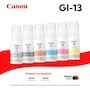 Miniatura de Canon PIXMA G610 Impresora Multifuncional a Color Inyección de Tinta con Sistema de Tanques Recargables MegaTank GI-13, 6 Tintas, Color Negro