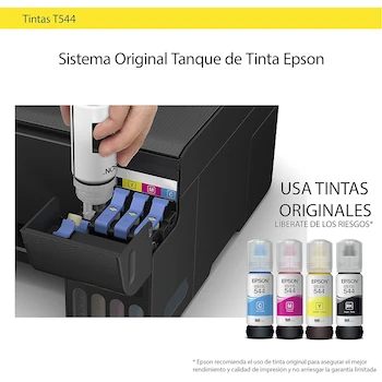 Imagen 5 de Epson EcoFit Botellas de Tinta Negra T544 65 ml, Pack de 2 Unidades