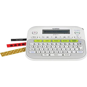 Imagen de referencia para Brother PT-D210 Impresora de Etiquetas Rotuladora P-Touch Gris/Negro para Cintas TZe 3.5mm a 12mm