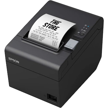 Imagen 1 de Epson TM-T20III Impresora Térmica POS de Recibos 80mm Negra USB y Serial Modelo C31CH51001