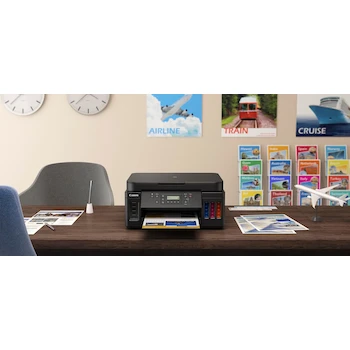 Imagen 4 de Canon PIXMA G6010 Impresora Multifuncional Inalámbrica MegaTank con Tanques de Tinta Recargables Serie G6000 Negro Capacidad 350 Hojas