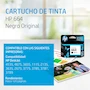 Miniatura de HP Cartucho de Tinta 664 Negra Original Advantage (F6V29AL)