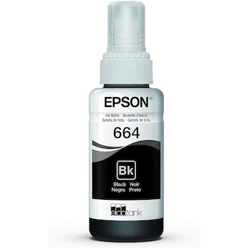 Imagen de referencia para Epson Botella de Tinta EcoTank T664120 Negro 70ml Serie T664 Original para Impresoras EcoTank