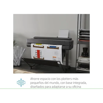 Imagen 3 de HP Impresora DesignJet T630 de 36 Pulgadas, Gran Formato, Negro/Color, Imprime A4 a A0, Ethernet, WiFi, USB, Negro (5HB11A)