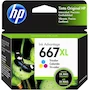 Miniatura de HP Cartucho de Tinta 667XL Tricolor Original 3YM80AL Rendimiento hasta 330 páginas para DeskJet Ink Advantage 1275 2374 2375 2376 2775 2776 6075 6076 6475 6476