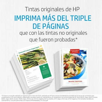 Imagen 4 de HP Cartucho de Tinta 662 Tricolor Original CZ104AL para Impresoras Deskjet Ink Advantage 3545 2545 1015 1515 4645 3515 2515 2645 Rendimiento hasta 100 páginas