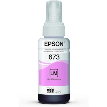 Imagen de referencia para Epson Botella de Tinta Original Magenta Claro T673620-AL 70 ml para Impresoras EcoTank L800 L805 L810 L850 L1800