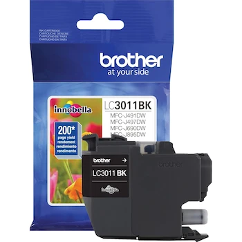 Imagen de referencia para Cartucho de Tinta Original Brother LC3011BK Negro Single Pack Rendimiento Estándar hasta 200 páginas Serie LC3011