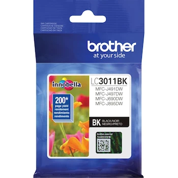 Imagen 5 de Cartucho de Tinta Original Brother LC3011BK Negro Single Pack Rendimiento Estándar hasta 200 páginas Serie LC3011