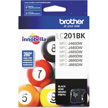 Imagen de referencia para Cartucho de Tinta Original Brother LC201BK Negro para Impresoras DCP-J562DW, MFC-J460DW, MFC-J480DW, MFC-J485DW, MFC-J680DW, MFC-J880DW, MFC-J885DW