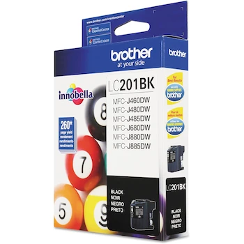 Imagen 4 de Cartucho de Tinta Original Brother LC201BK Negro para Impresoras DCP-J562DW, MFC-J460DW, MFC-J480DW, MFC-J485DW, MFC-J680DW, MFC-J880DW, MFC-J885DW