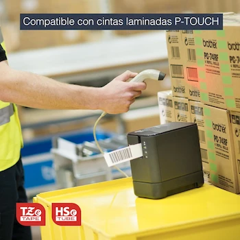 Imagen 5 de Brother P-touch PT-P950NW Rotulador Profesional de Etiquetas Laminadas con Conectividad Inalámbrica y Red Negro para Cintas de hasta 36 mm