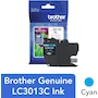 Miniatura de Brother Cartucho de Tinta Cian Original LC3013C Alto Rendimiento Hasta 400 Páginas Paquete Único Serie LC3013