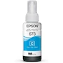 Miniatura de Epson T673 Botella de Tinta Cian Original 70ml para Impresoras EcoTank L805 L810 L850 L1800