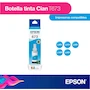 Miniatura de Epson T673 Botella de Tinta Cian Original 70ml para Impresoras EcoTank L805 L810 L850 L1800