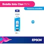 Miniatura de EPSON Botella de Tinta Original T574 Cian 65 ml para Impresora EcoTank L8050 Serie T574220-AL