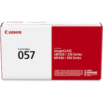 Imagen de referencia para Canon Cartucho de tóner Original 057 Negro (3009C001), Paquete de 1, para impresoras láser imageCLASS MF449dw, MF448dw, MF445dw, LBP228dw, LBP227dw, LBP226dw, estándar