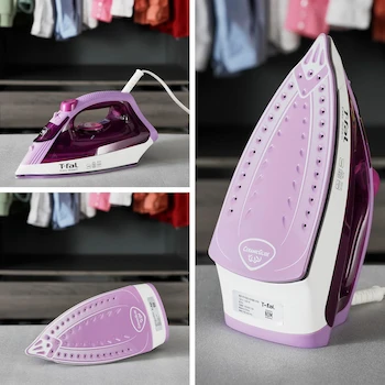 Imagen 5 de T-fal Plancha de Vapor Easy Steam, Lila, Modelo FV1953X0