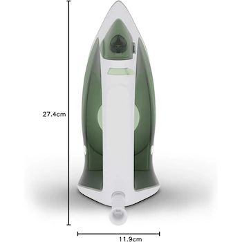 Imagen 3 de Oster Plancha de Vapor Blanca-Verde con Suela Antiadherente Modelo GCSTBS3803 Serie 3800 Tanque 160 ml