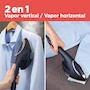 Miniatura de Black+Decker Plancha y Vaporizador Vertical 2 en 1, Modelo HGS500-LA, Color Azul Marino, Tanque 170 ml