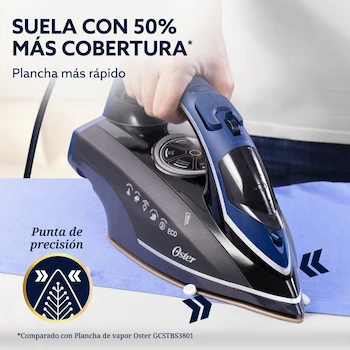 Imagen 3 de Oster Plancha de Vapor Digital Diamond Steam Max S8200, Azul Oscuro, Modelo GCSTDPD8201-013