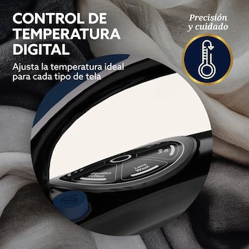 Imagen 5 de Oster Plancha de Vapor Digital Diamond Steam Max S8200, Azul Oscuro, Modelo GCSTDPD8201-013