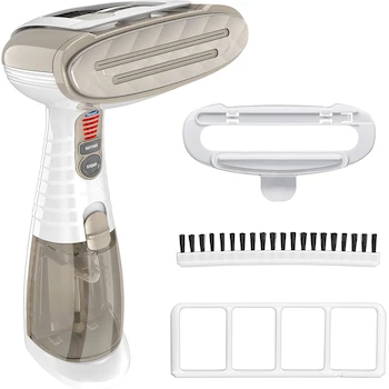 Imagen de referencia para Conair Vaporizador de Telas Portátil Turbo ExtremeSteam GS59ES Blanco/Champagne