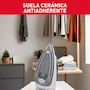 Miniatura de T-fal Plancha de Vapor Express Steam, Blanca/Azul, Modelo FV2830X0, Tanque 270 ml