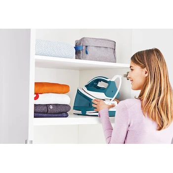 Imagen 2 de T-fal Generador de Vapor Express Easy Blanco/Azul Tanque 1.4 L Modelo SV6115X0