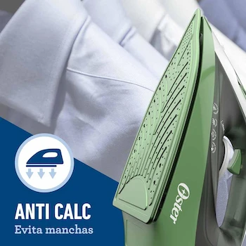 Imagen 3 de Plancha de Vapor Oster con Suela Antiadherente GCSTBS6001, Color Verde, Unitalla