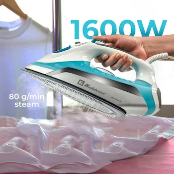 Imagen 4 de Koblenz Plancha de Vapor Secure Keramik Pro PKK-750 SA, Tanque 350 ml, Suela Cerámica, Aqua con Plata