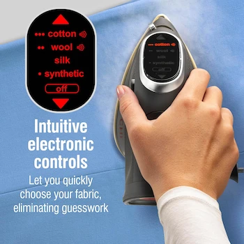 Imagen 4 de CHI Mini Plancha de Vapor para Ropa, Viaje, Manualidades y Costura Modelo 13120 Negro