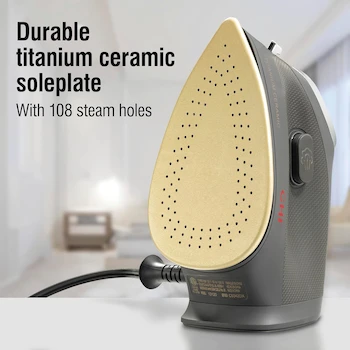 Imagen 5 de CHI Mini Plancha de Vapor para Ropa, Viaje, Manualidades y Costura Modelo 13120 Negro