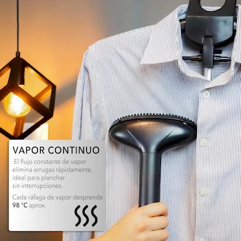 Imagen 4 de Plancha de Vapor Vertical con Pedestal RCA Morada Modelo RC-928 Capacidad 1.3 Litros