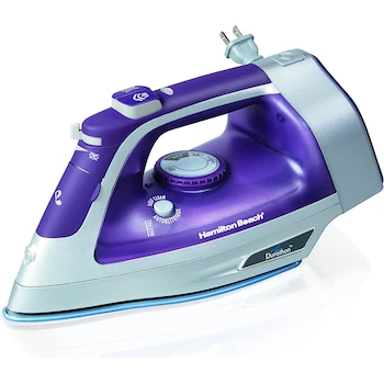 Imagen de referencia para Hamilton Beach 19803R Plancha de Vapor Durathon Cerámica Antiadherente, Morada