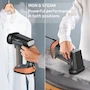 Miniatura de Rowenta Vaporizador de Ropa Pure Force 3 en 1, Capacidad 7 Onzas, Negro y Cobre, Modelo DR8855U1