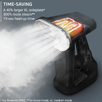 Imagen 4 de Rowenta Vaporizador de Ropa Pure Force 3 en 1, Capacidad 7 Onzas, Negro y Cobre, Modelo DR8855U1
