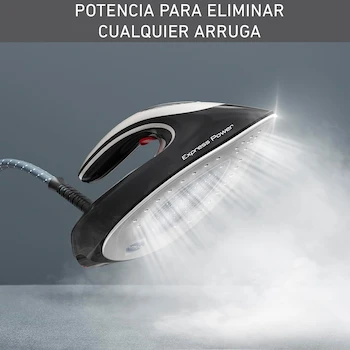 Imagen 5 de T-fal Generador de Vapor Express, depósito de 1.8 L, Negro/Plata, SV8062X0