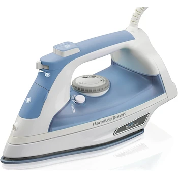 Imagen de referencia para Hamilton Beach Plancha de Vapor con Suela Antiadherente Durathon, Color Azul, Modelo Digital